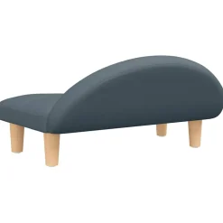 vidaXL Hondenmand 70x52x30 cm stof donkergrijs