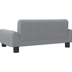 vidaXL Hondenmand 70x45x30 cm stof lichtgrijs