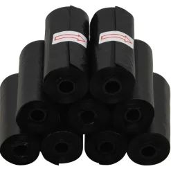 vidaXL Hondenpoepzakjes 750 st 30x20 cm polyetheen zwart