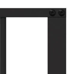 vidaXL Hondenpoort 4 st Zwart 100 x 80 cm Gegalvaniseerd staal
