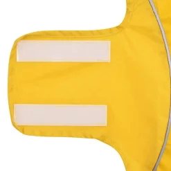 vidaXL Hondenregenjas met reflecterende strips polyester geel XXS