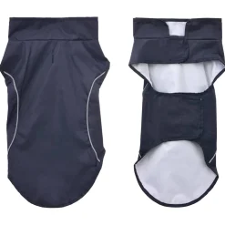 vidaXL Hondenregenjas met reflecterende strips polyester blauw XXS