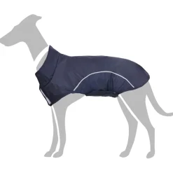vidaXL Hondenregenjas met reflecterende strips polyester blauw XXS