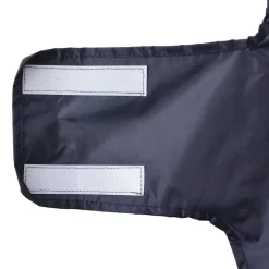 vidaXL Hondenregenjas met reflecterende strips polyester blauw XXS