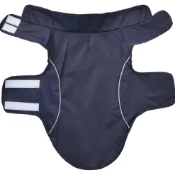 vidaXL Hondenregenjas met reflecterende strips polyester blauw XXS
