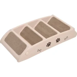 vidaXL Hondentrap inklapbaar 62x40x49,5 cm crème