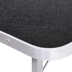 vidaXL Hondentrimtafel verstelbaar met 2 lussen en opbergschap