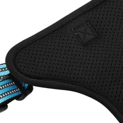 vidaXL Hondentuigje met riem en halsband verstelbaar L blauw