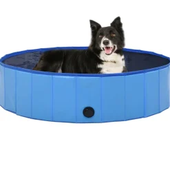 vidaXL Hondenzwembad inklapbaar 120x30 cm PVC blauw