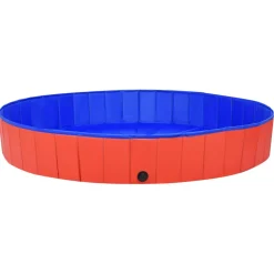 vidaXL Hondenzwembad inklapbaar 200x30 cm PVC rood
