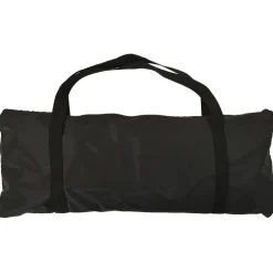 vidaXL Honkbalnet draagbaar 183x105x183 cm Polyester zwart en rood
