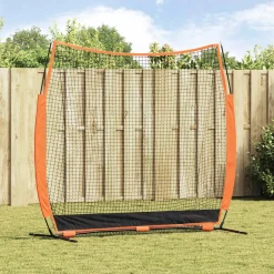 vidaXL Honkbaloefennet Zwart 250 x 106,5 x 210 cm Polyester