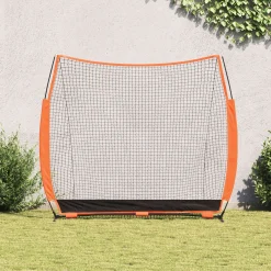 vidaXL Honkbaloefennet Zwart 250 x 106,5 x 210 cm Polyester