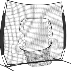 vidaXL Honkbaloefennet Zwart 250 x 106 x 209 cm Polyester