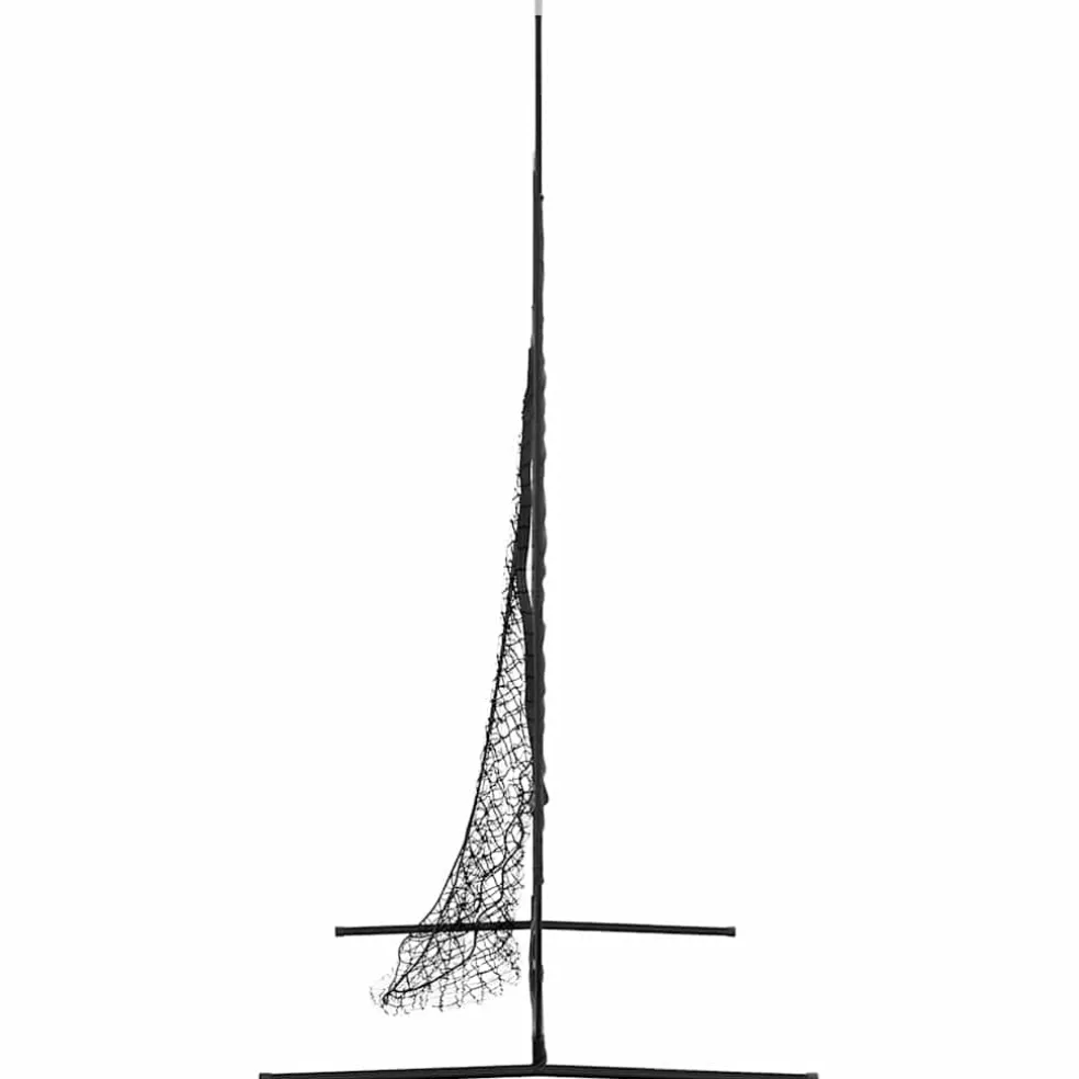 vidaXL Honkbaloefennet Zwart 250 x 106 x 209 cm Polyester