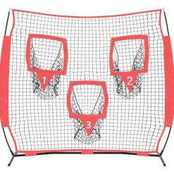 vidaXL Honkbaloefennet Zwart 214,5 x 89,5 x 181 cm Polyester
