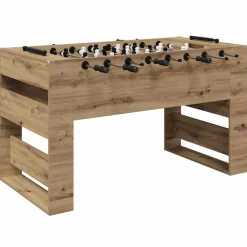 vidaXL Honkbaltafel Artisan Eik 146,5 x 74 x 85 cm Bewerkt hout