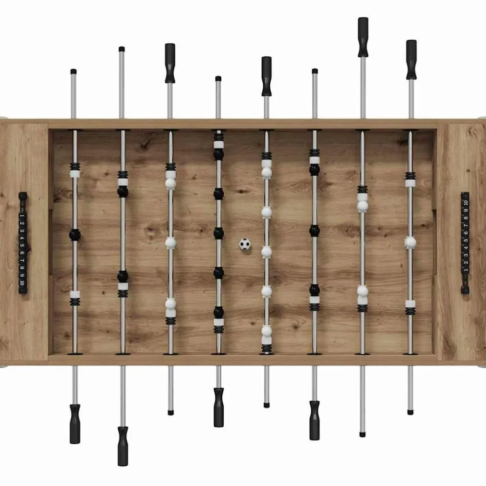 vidaXL Honkbaltafel Artisan Eik 146,5 x 74 x 85 cm Bewerkt hout