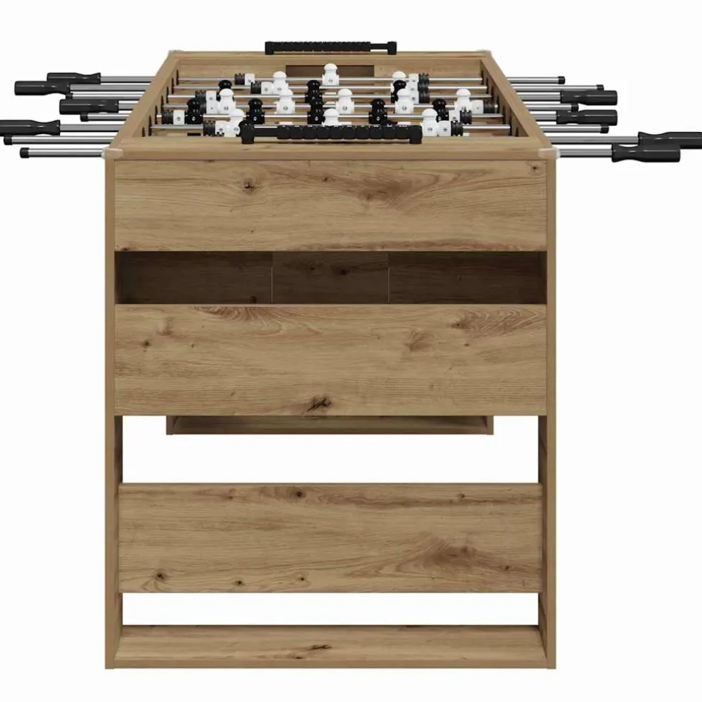 vidaXL Honkbaltafel Artisan Eik 146,5 x 74 x 85 cm Bewerkt hout