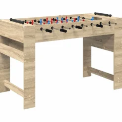 vidaXL Honkbaltafel Sonoma Eiken 125 x 60,5 x 80 cm Bewerkt hout