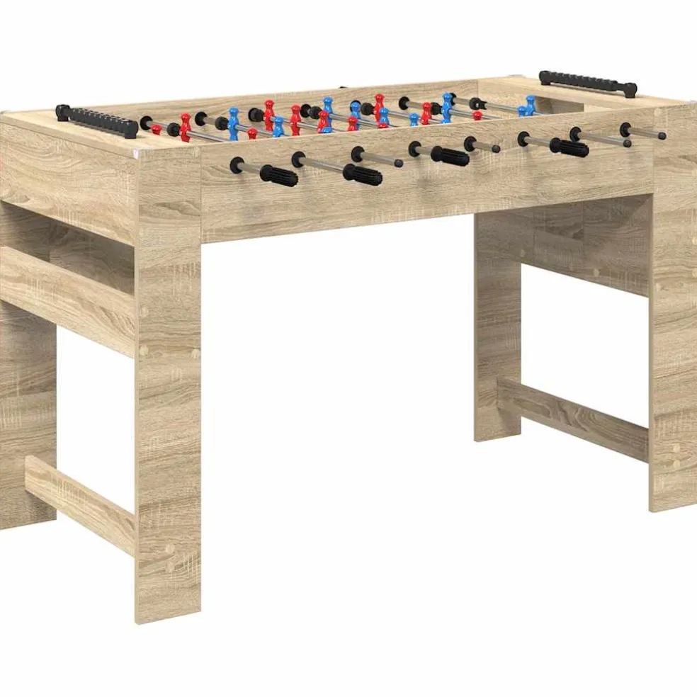 vidaXL Honkbaltafel Sonoma Eiken 125 x 60,5 x 80 cm Bewerkt hout