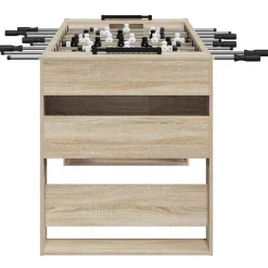 vidaXL Honkbaltafel Sonoma Eiken 146,5 x 74 x 85 cm Bewerkt hout