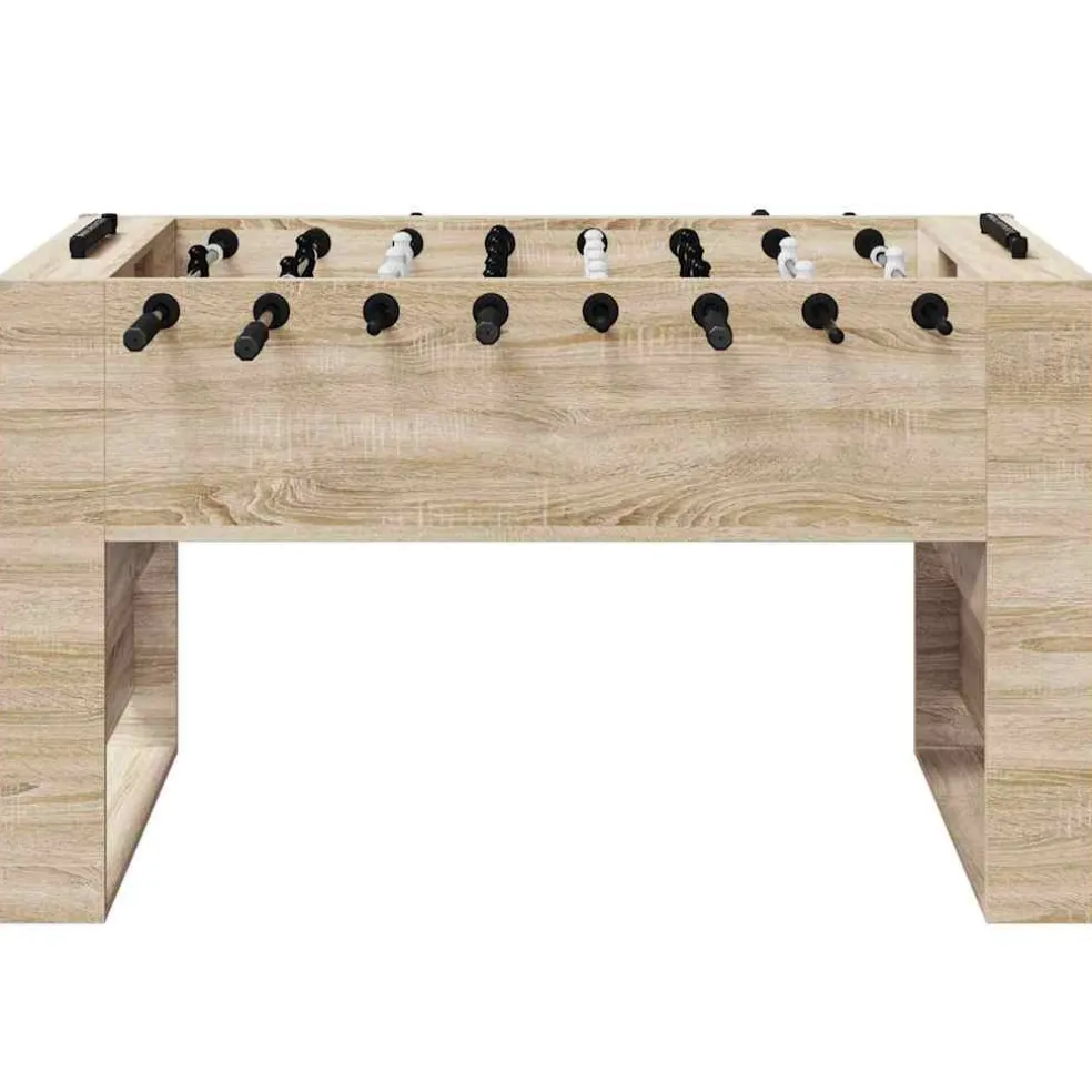 vidaXL Honkbaltafel Sonoma Eiken 146,5 x 74 x 85 cm Bewerkt hout