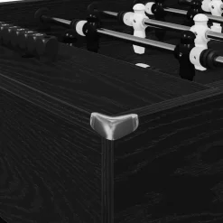 vidaXL Honkbaltafel Zwarte Eik 146,5 x 74 x 85 cm Bewerkt hout