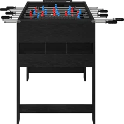 vidaXL Honkbaltafel Zwarte Eik 125 x 60,5 x 80 cm Bewerkt hout