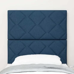 vidaXL Hoofdbord Blauw 80 cm Stof