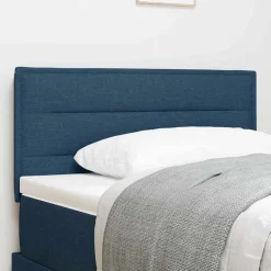 vidaXL Hoofdbord Blauw Stof
