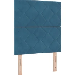 vidaXL Hoofdbord Donkerblauw 80 cm Fluweel