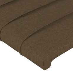 vidaXL Hoofdbord donkerbruin 80x5x118/128 cm stof