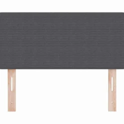 vidaXL Hoofdbord Donkergrijs 80 cm Katoen Stof