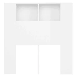vidaXL Hoofdbordkast wit 100x18,5x102,5 cm
