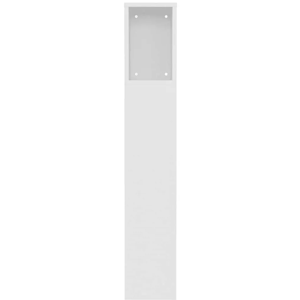 vidaXL Hoofdbordkast wit 100x18,5x102,5 cm