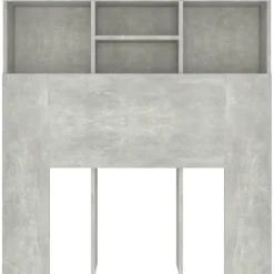 vidaXL Hoofdbordkast 100x19x103,5 cm betongrijs
