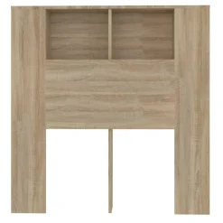 vidaXL Hoofdbordkast 100x18,5x102,5 cm sonoma eikenkleurig
