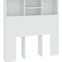 vidaXL Hoofdbordkast 100x19x103,5 cm wit