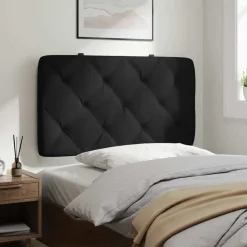 vidaXL Hoofdbordkussen 80 cm fluweel zwart