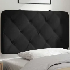 vidaXL Hoofdbordkussen 80 cm fluweel zwart