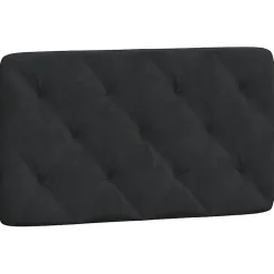 vidaXL Hoofdbordkussen 80 cm fluweel zwart