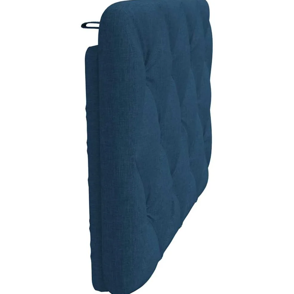 vidaXL Hoofdbordkussen 80 cm stof blauw