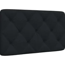 vidaXL Hoofdbordkussen 80 cm stof zwart