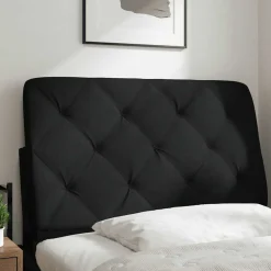 vidaXL Hoofdbordkussen 80 cm stof zwart
