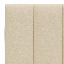 vidaXL Hoofdbordkussen "Hanko" 80 cm stof crèmekleurig