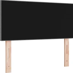 vidaXL Hoofdbord Lichtgrijs 80 cm Katoen Stof