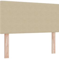 vidaXL Hoofdbord Lichtgroen Grijs 80 cm Katoen Stof
