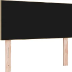 vidaXL Hoofdbord Lichtgroen Grijs 80 cm Katoen Stof