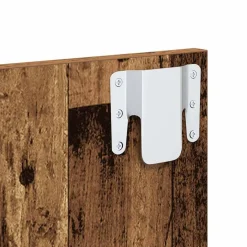 vidaXL Hoofdbord Met Kast 3 st Oud Hout Bewerkt hout
